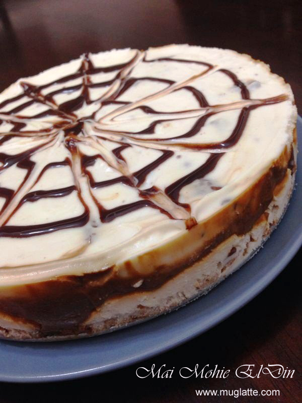 تشيز كيك المارس والكراميل