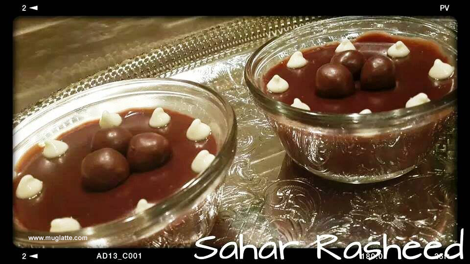 بودينج شيكولاته بالنوتيلا