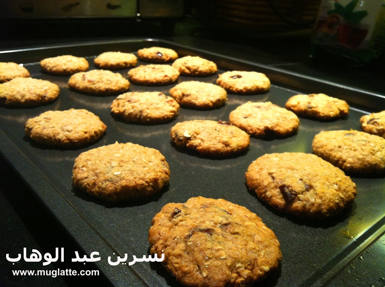 الكوكيز بالتمر البسكوت