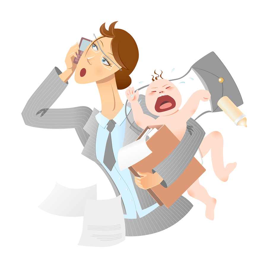 الأم العاملة و انتهاء أجازة الوضع