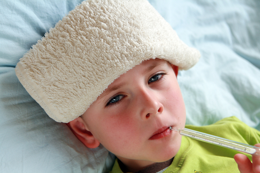 ارتفاع درجة الحرارة عند الأطفال